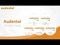 Audental 98 ST Dental Zirkonia Blok 1100MPA 43% TRANSLUCENCY Renk A1,A2,A3