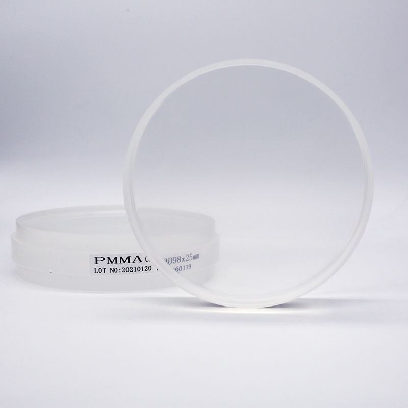 Diş Laboratuvarı PMMA Diskleri 10/12/14/16/18/20/22/24/30 Geçici Taçlar ve Köprüler için