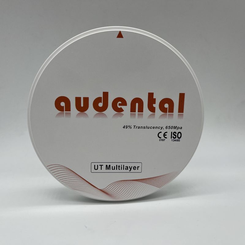 UT/DUT Çok Katmanlı Diş Zirkonyum Bloğu Yüksek Şeffaflık ve Optimal Estetik İçin Mukavemet