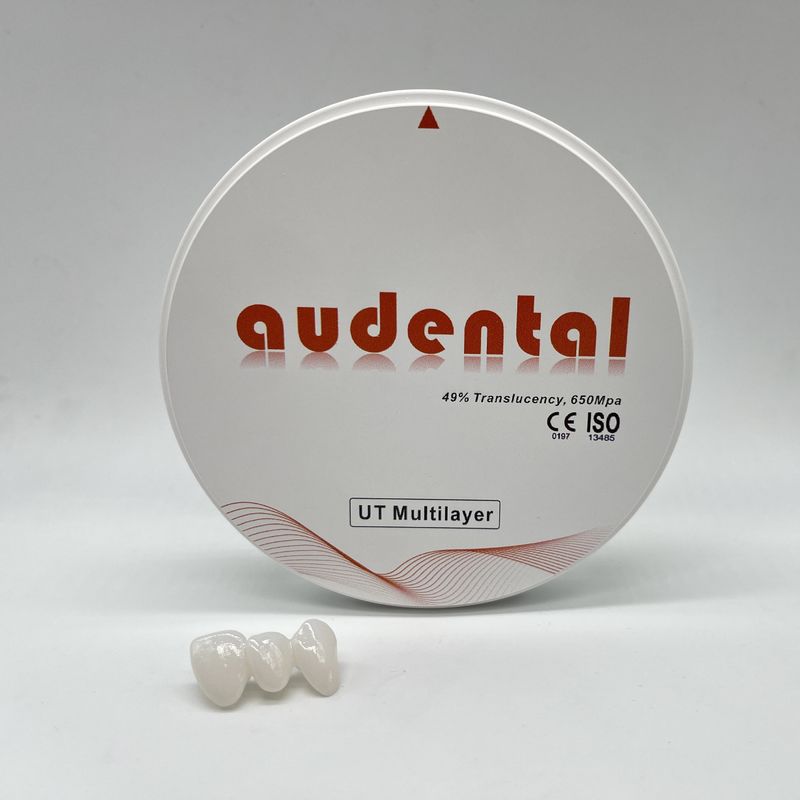 UT/DUT Çok Katmanlı Diş Zirkonyum Bloğu Yüksek Şeffaflık ve Optimal Estetik İçin Mukavemet