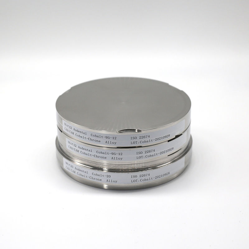 98 mm çaplı Cobalt Chrome Alaşımı, Dental Laboratuvar Klinik Malzemeyi freze etmek için boş
