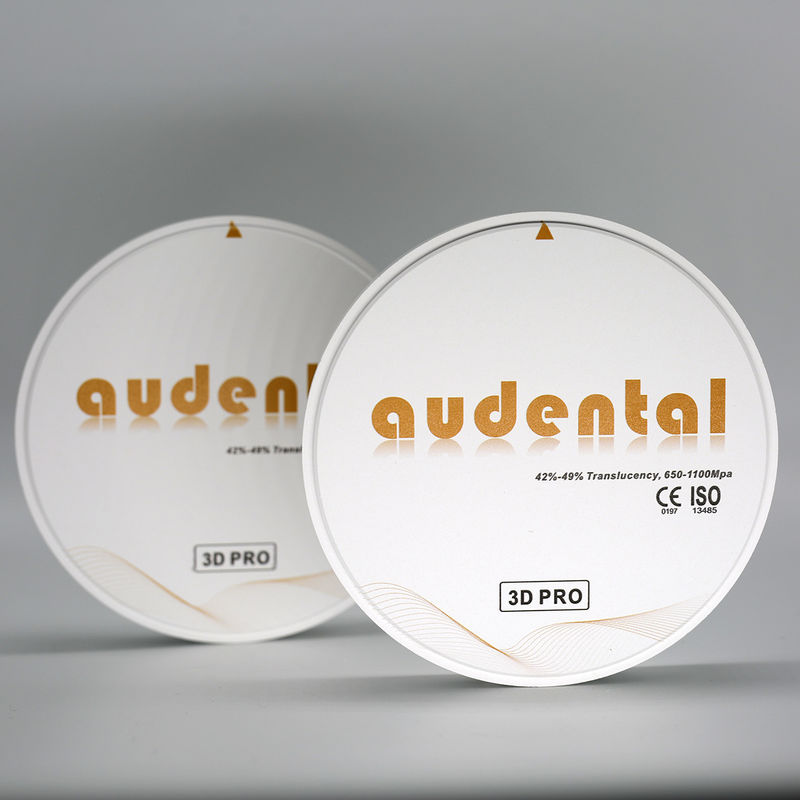 Güç Dental Zirconia Blok Vita16 Bleach4 Renkleri Yumuşak Yüzey Çok Katmanlı Avantaj