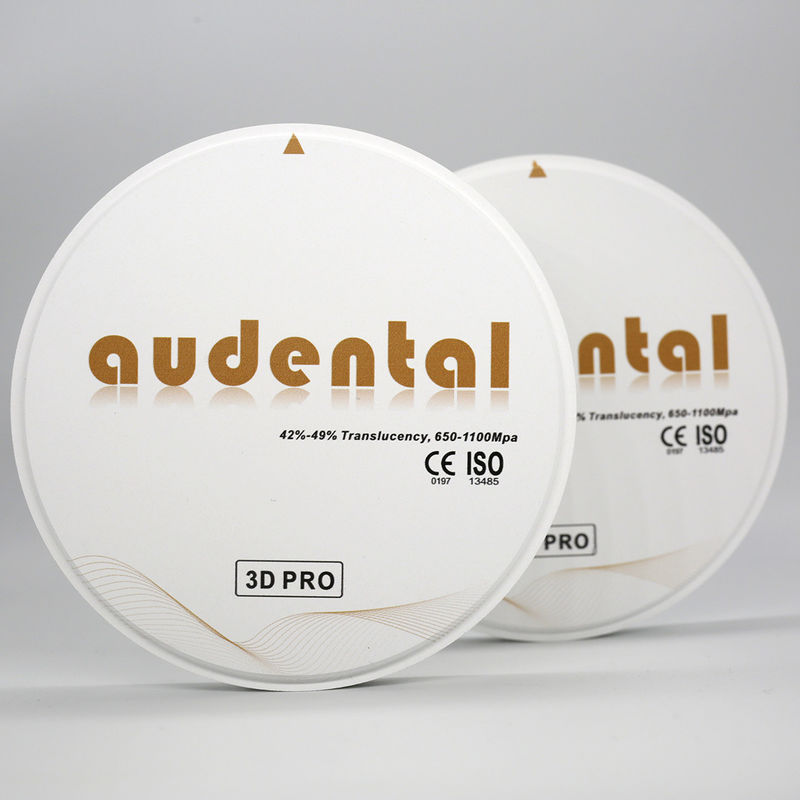 Güç Dental Zirconia Blok Vita16 Bleach4 Renkleri Yumuşak Yüzey Çok Katmanlı Avantaj