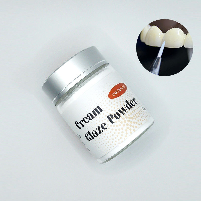 Yüksek Parlaklık CAD CAM Dental Zirconia Bloku için Tüm Seramik Glaze Tozu Audental