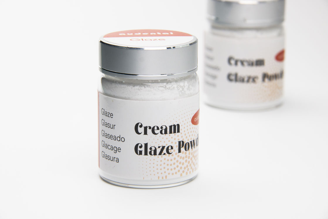 Dental laboratuvar ekipmanları için tutarlı renk ve canlı bitirme elde eden Audental Universal Glaze Powders