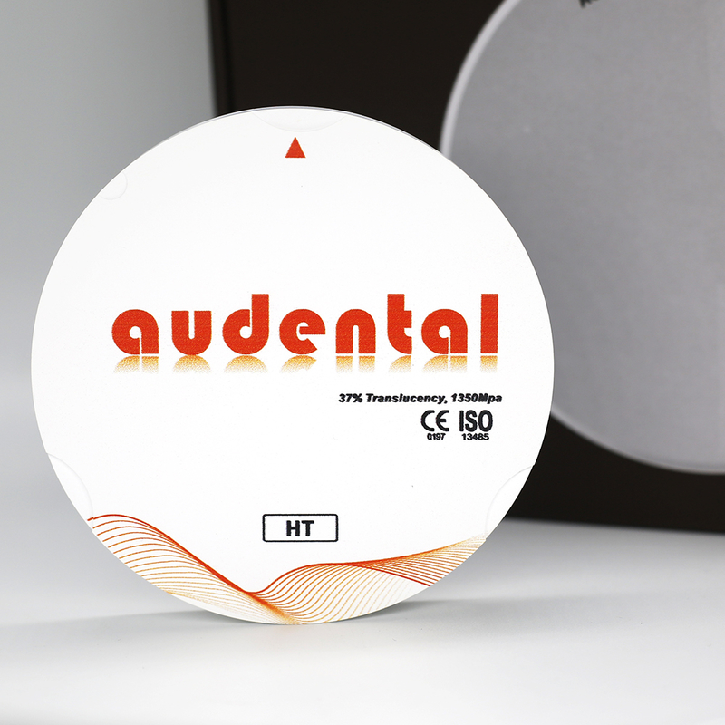 Audental HT/DHT Beyaz 98mm Zirkonya Blokları Diş Laboratuvarı CAD CAM Sistemi Fabrika Fiyatı Diş Sarf Malzemesi Diş Zirkonyası