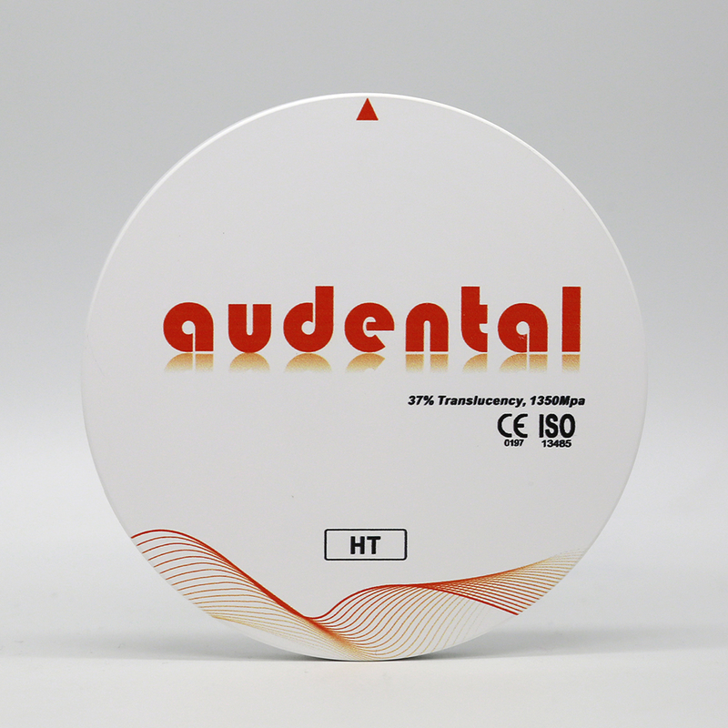 Audental HT/DHT Beyaz Taç ve Köprüler Zirkonya Blokları Dental Laboratuvar CAD CAM Sistemi Fabrika Fiyatı Dental Tüketilebilir Dental Zirkonya