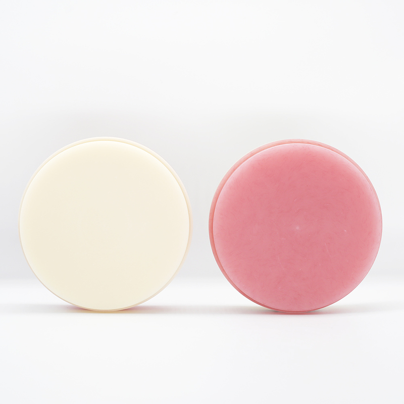 Dental Lab Milling Material Pink-A2 PMMA Block for Full Dentures 98mm/95mm Size and Shape