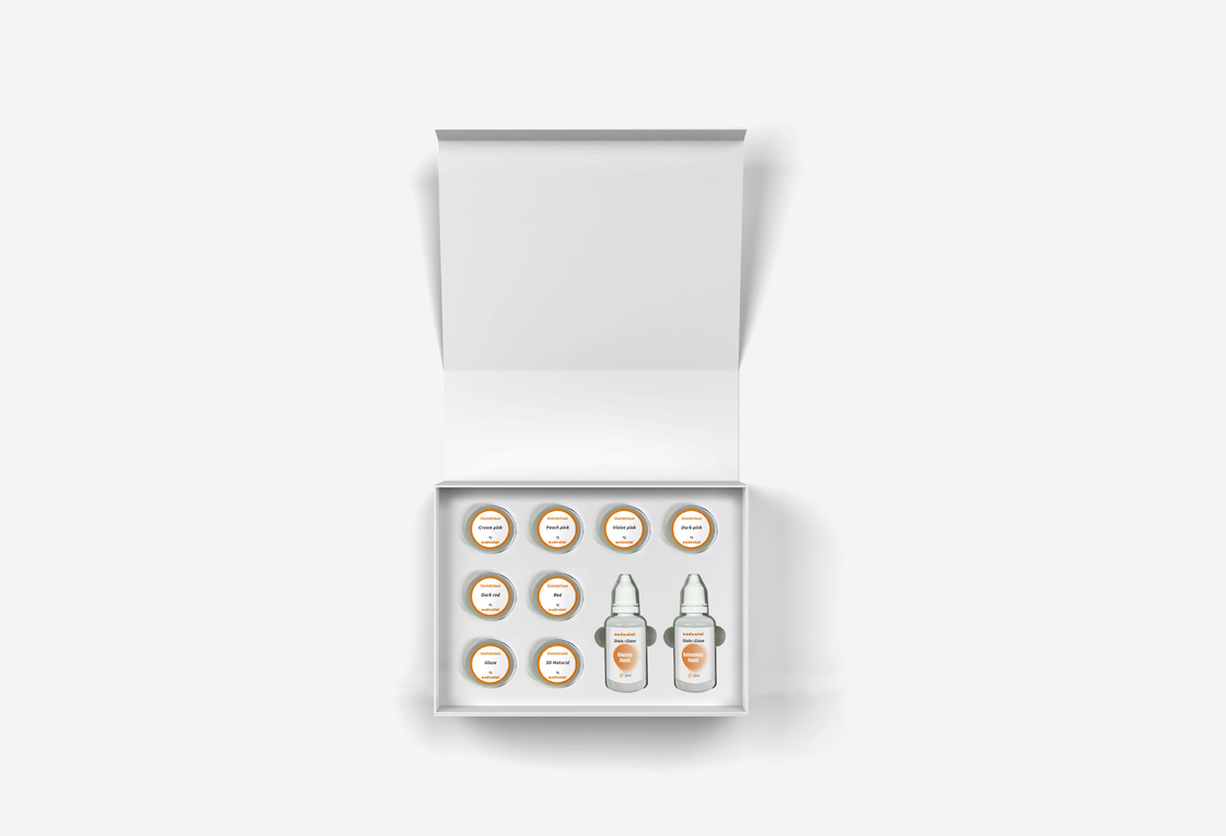 Diş Laboratuvarı leke ve glaze pasta 25ml sıvı 4g 3D glaze pasta leke ve glazing malzemesi