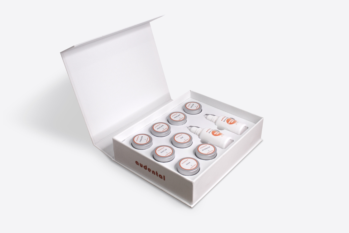 Diş Laboratuvarı leke ve glaze pasta 25ml sıvı 4g 3D glaze pasta leke ve glazing malzemesi