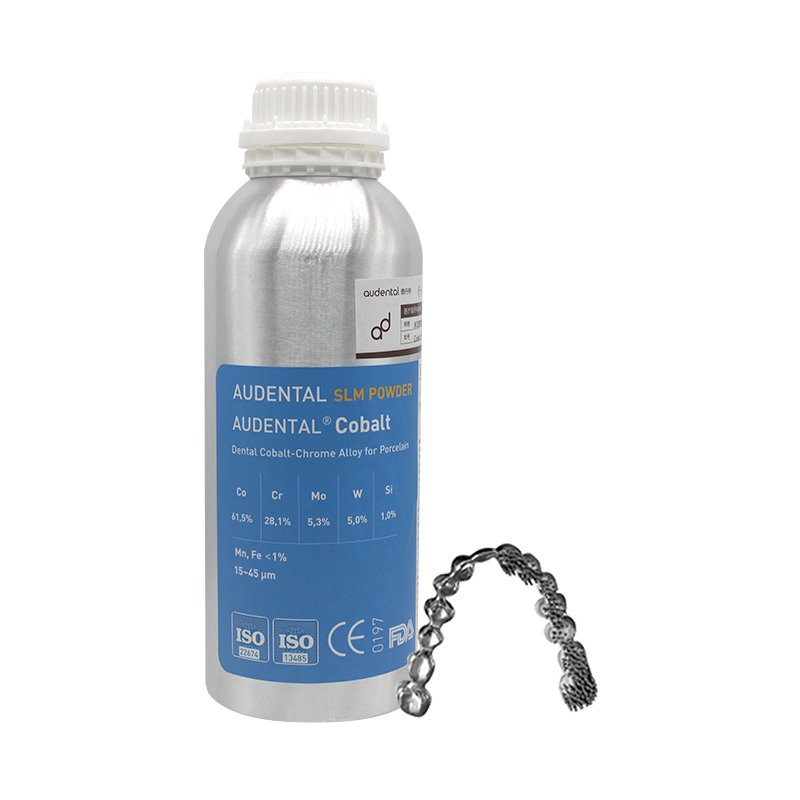 Audental CoCr SLM Tozu Yüksek Saflıkta Kobalt-Krom Alaşımı Diş 3D Metal Baskı ve Lazer Sinterleme İçin