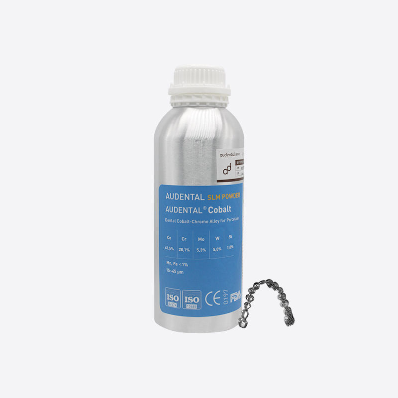 Daha iyi baskı için düşük gözeneklilik ve oksijen içeriği olan kobalt krom alaşımı tozu kullanan diş 3D Metal Baskı