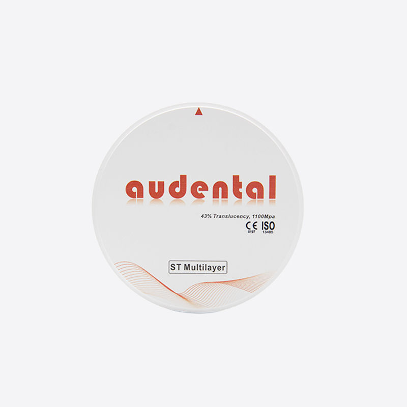 Dental uygulamalar için dengeli güç ve doğal estetik özelliklerine sahip hassaslıkla tasarlanmış çok katmanlı zirkonya bloğu