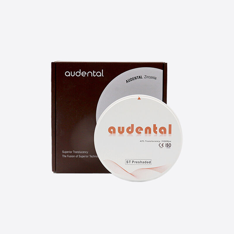 Taçlar için uygun pre gölgele zirkonya bloğu köprüler inlaylar onlaylar ve sinterleme performansı ile tam kemer restorasyonları