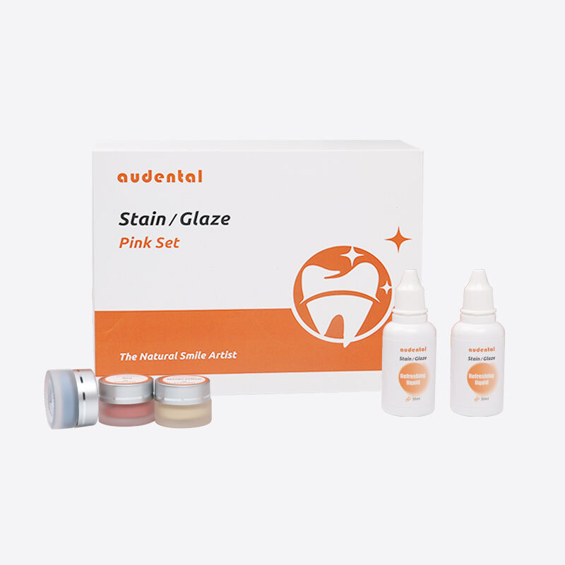 Dental Laboratuvar Ekipmanı, pürüzsüz uygulama ve esnek gölge özelleştirmesini sağlayan lekelenmeye hazır ve glaze pasta seti ile