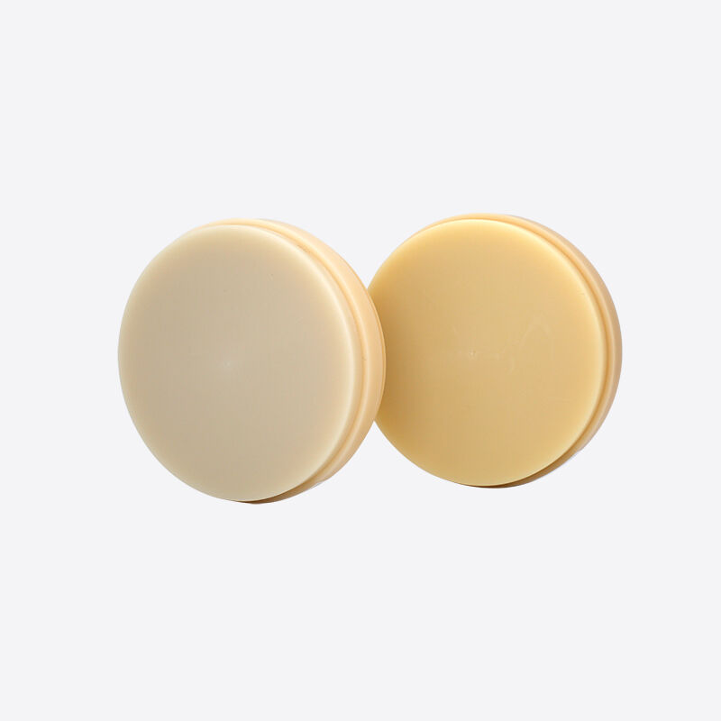 Geçici Kronlar, Köprüler, Tam Protezler ve İskelet Yapımında Kullanılan Pembe A2 Diş Rengi PMMA Blok Diş Protez Baz Malzemesi, Frezeleme Boyutu 98mm 95mm