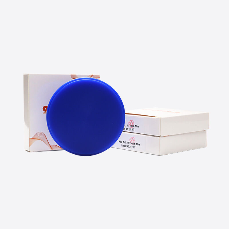 Dental Wax Disc açık sistem freze makineleri ile uyumlu güçlü kararlı balmumu blokları temiz yanma ve kolay oyma sağlayan