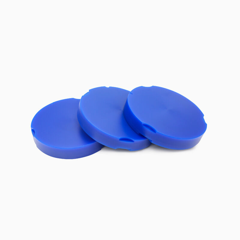 Dental Wax Disc açık sistem freze makineleri ile uyumlu güçlü kararlı balmumu blokları temiz yanma ve kolay oyma sağlayan