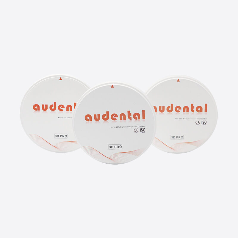 Dikkatli ve dayanıklı diş protezi bileşenleri üretmek için CAD CAM freze makineleri için optimize edilmiş Dental Zirconia Blok