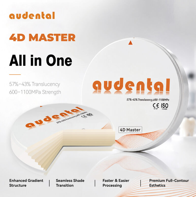 Dental Zirconia Bloğu, hassas CAD CAM Diş Fabrikasyonunda Performans için Gelişmiş Eşitlik Tasarımı ve Kimyasal Dayanıklılık Sunar