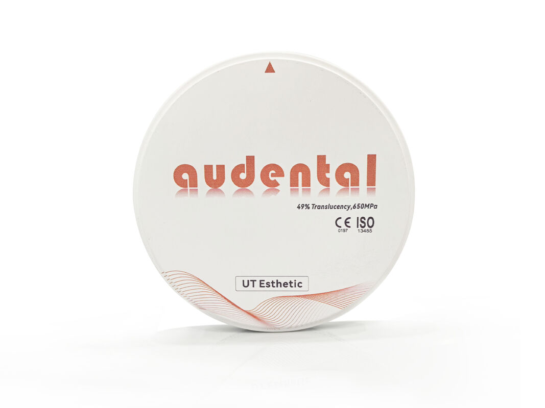 Doğal estetik anterior restorasyonlar için tasarlanmış, 650MPa dayanıklılığa ve hızlı CAD CAM işlemeye sahip Dental Zirkonya Blok