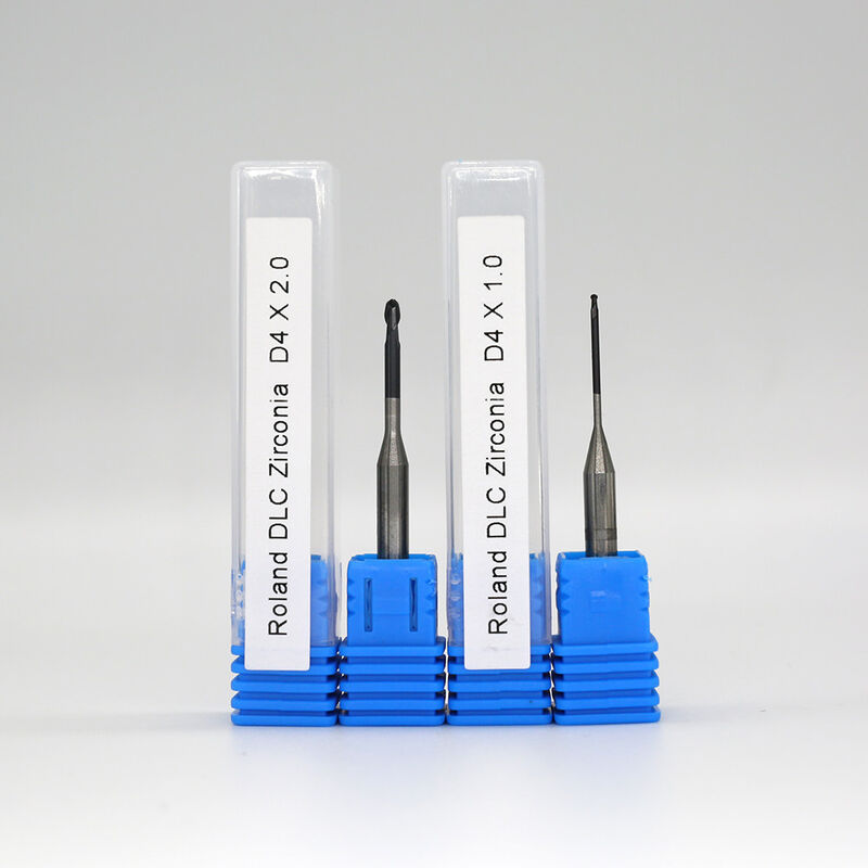 Zirconia Milling Bur available in various sizes and coatings for Roland DWX53 DWX52D DWX42W and DWX52DCi dental milling machines