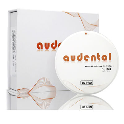 Crown Dental Zirkonya CAD CAM Boşlukları 3D Pro 98mm / 95mm System AG