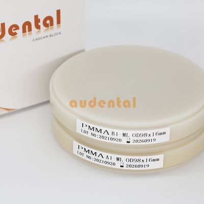 Çok Katmanlı Diş Pmma Blok İmplant Malzemesi PMMA Disk Açık Sistem OEM