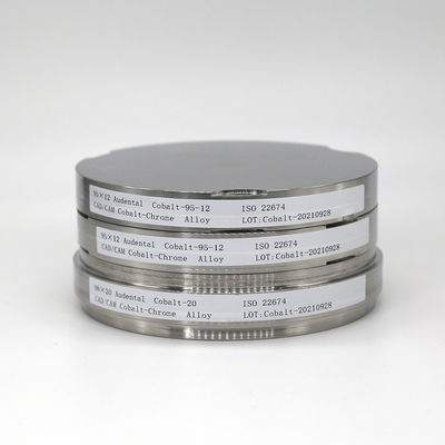 Diş CAD/CAM freze CoCr Cobalt Chrome Block Disc Endüstrisi Üretici