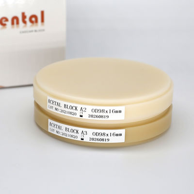 Audental Cadcam Dental PMMA Blok OEM/ODM Diş Dişleri Malzemesi Diş Malzemesi