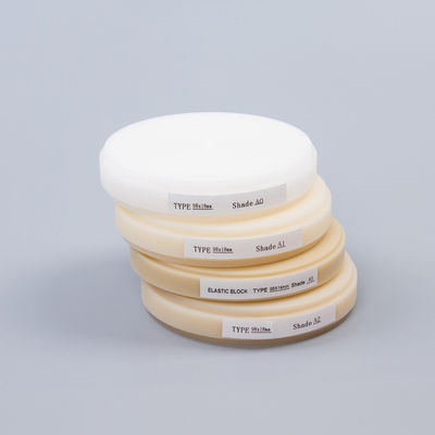 Audental Dental Laboratuvarı PMMA Disk Pembe Açık Esnek 98mm PMMA Blok OEM