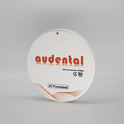 Audental En İyi Fiyat HT/DHT Beyaz Zirkonya Blokları Diş Laboratuvarı CAD CAM Sistemi Diş Sarf Malzemesi Diş Zirkonyası