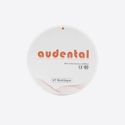 Dental uygulamalar için dengeli güç ve doğal estetik özelliklerine sahip hassaslıkla tasarlanmış çok katmanlı zirkonya bloğu