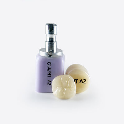 Dental Glass Ceramics Lityum Disilicate Material, Finerler için tasarlanmıştır. Taçlar, Inlays Onlays ve 3 birim ön köprüler