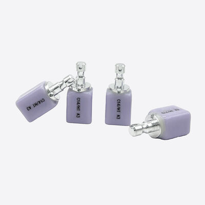 Dental Glass Ceramics Lityum Disilicate Material, Finerler için tasarlanmıştır. Taçlar, Inlays Onlays ve 3 birim ön köprüler